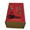 正山小種鐵罐  方形茶葉罐   雙層內(nèi)塞蓋鐵罐專業(yè)定制